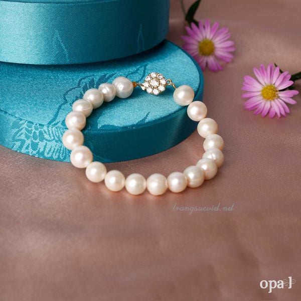  Vòng tay ngọc trai 10 ly sang trọng 
