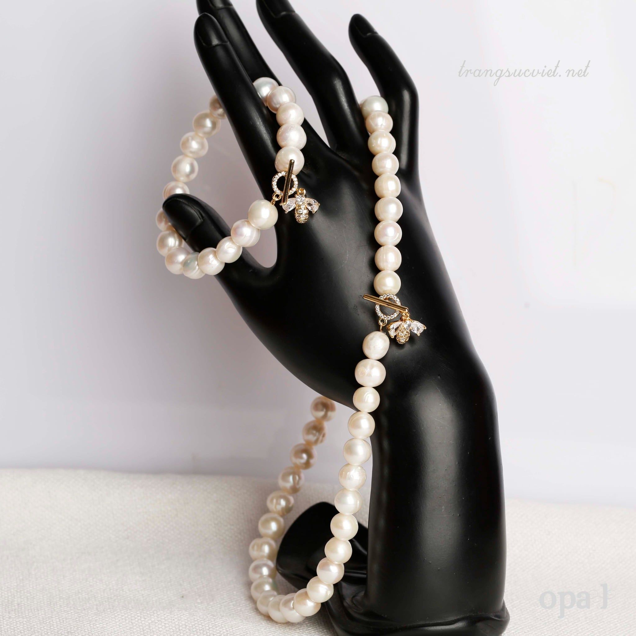  Bộ ngọc trai trắng 9ly 