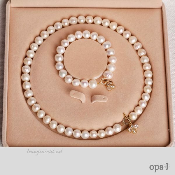  Bộ ngọc trai trắng 9ly 