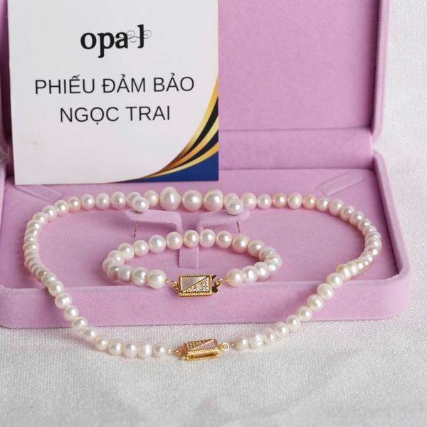  Bộ ngọc trai trắng đuổi size 