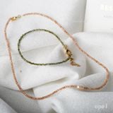  Bộ trang sức đá nhí 2,3ly sắc màu ngẫu hứng 