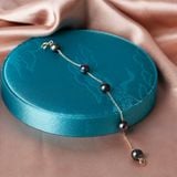  Lắc tay bạc đính ngọc trai- tùy chọn sắc ngọc 