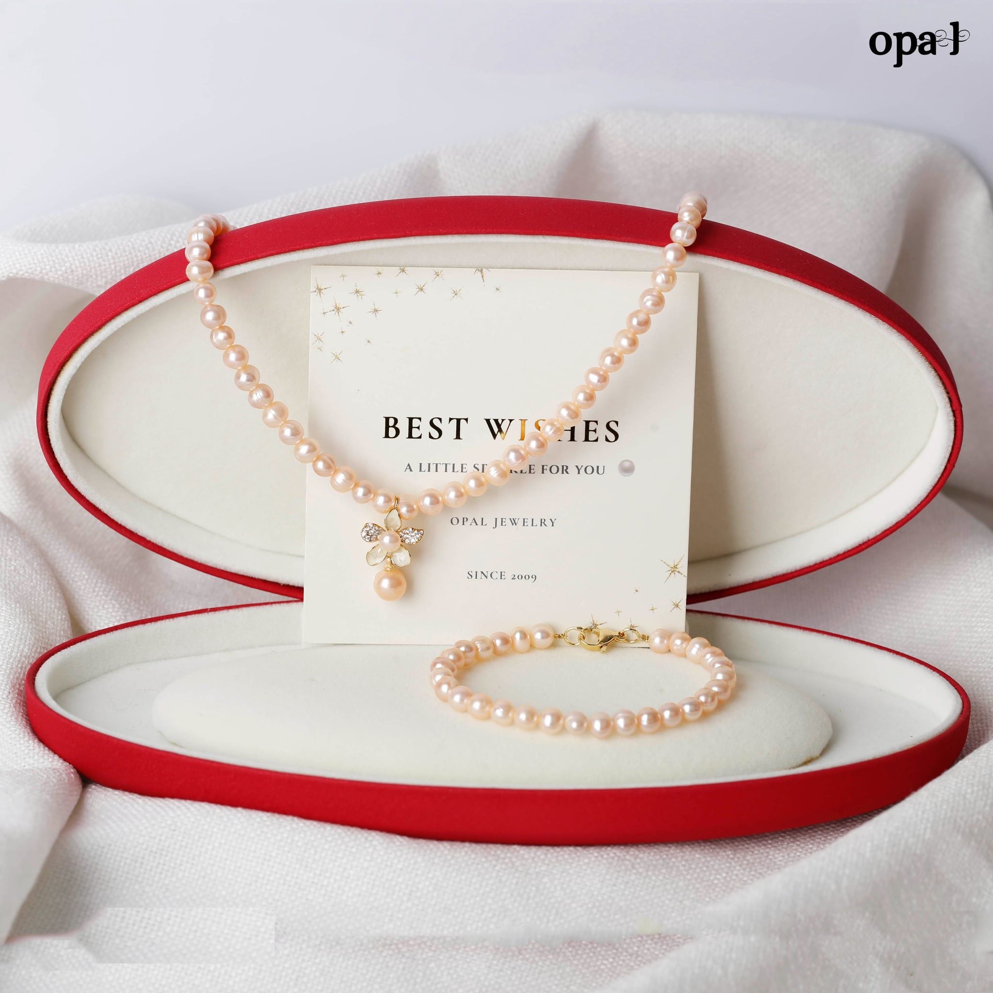  BST Bộ ngọc trai tặng mẹ-Món quà yêu thương 