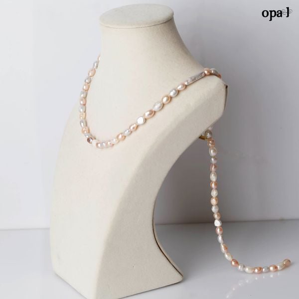  Chuỗi ngọc trai dáng dài phong cách  