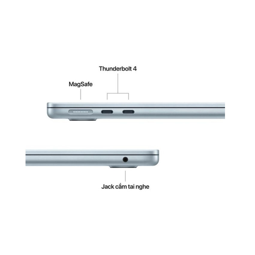 Ảnh minh họa Laptop Apple Macbook Air M5 MDHH4SA/A (Apple M5/10 core CPU/8 core GPU/16GB RAM/512GB SSD/13.6 inch/Mac OS/Sky Blue) 1