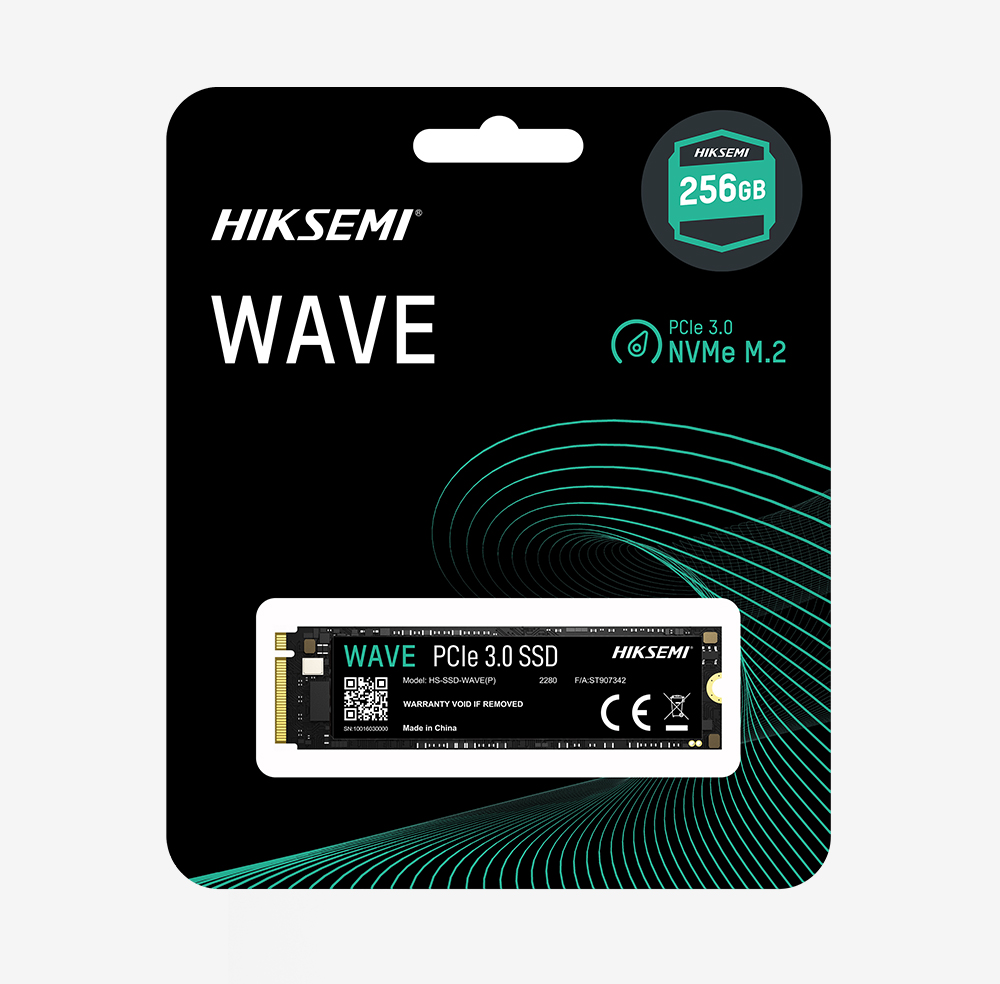 Ảnh minh họa Ổ cứng SSD Hiksemi 1024GB NVMe PCIe 3.0 (HS-SSD-WAVE(P)-1024G) | PCIe Gen3 x4 NVMe, M.2 2280 3