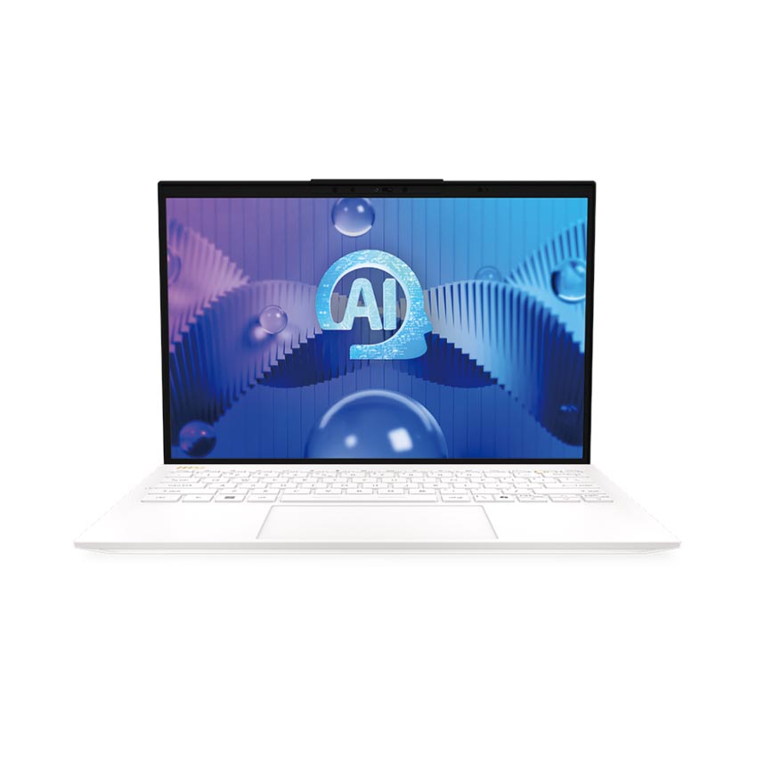 Laptop MSI Prestige 13 AI Evo (A1MG-240VN) (Ultra 5-125H/32G RAM/512SSD/13.3 inch OLED 2.8K/FP/Win11 SL/Trắng/Vỏ nhôm/TÚI)