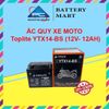 Ắc quy xe moto Toplite YTX14-BS/ YTX14L-BS 12V