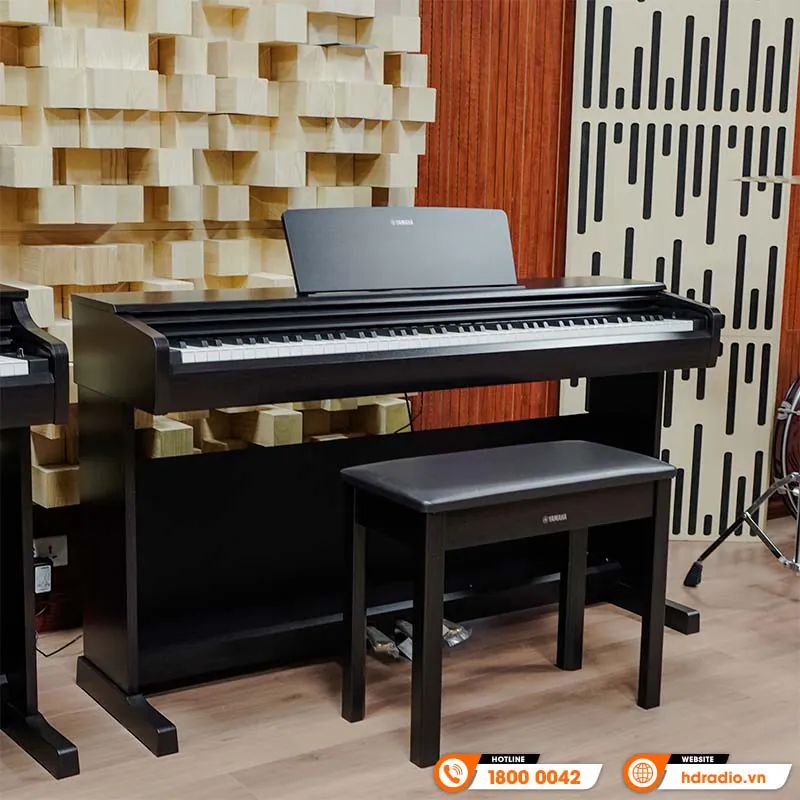 Ảnh minh họa Đàn Piano Yamaha YDP-146, 88 phím GHS, đa âm tối đa 192 nốt, 10 âm sắc, 353 bài hát tích hợp 3