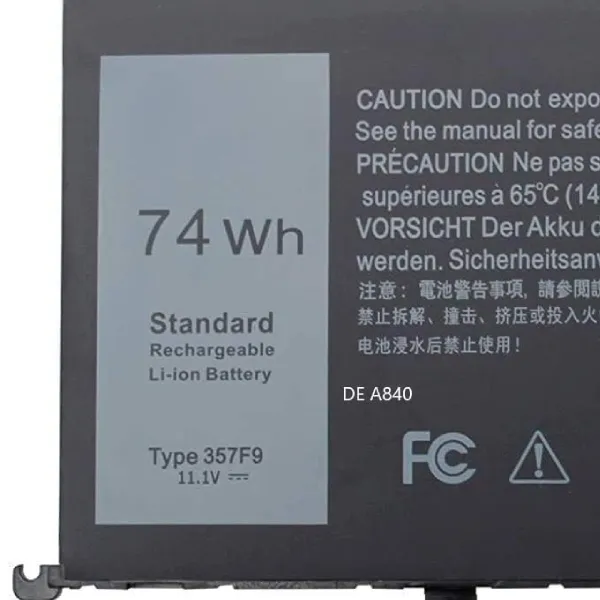 Ảnh minh họa Thay Pin Laptop Dell Inspiron 15 7000 7559 7557 7567 7566 7759 15 5576 5577, 15PD Series 15-7559 0GFJ6 P57F 071JF4 0357F9, 357F9 Zin 1