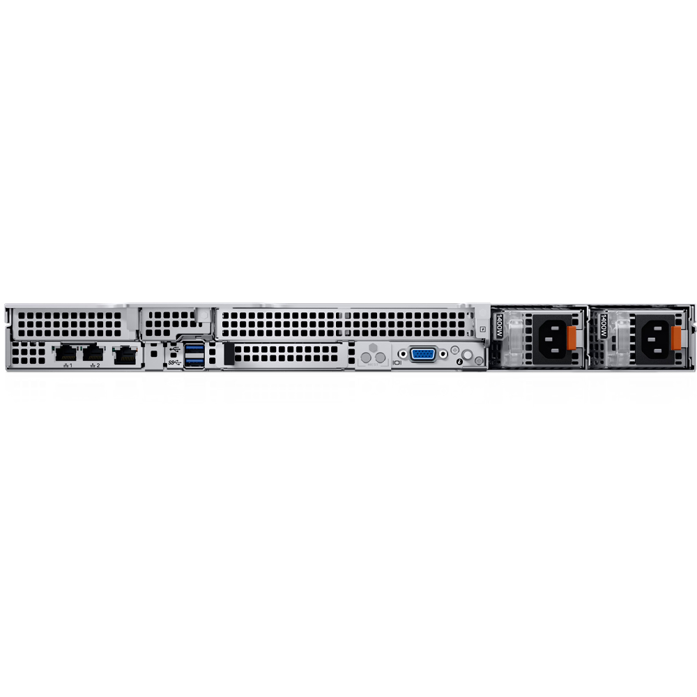 Ảnh minh họa Máy chủ Dell PowerEdge R660XS 42SVRDR660-10A (Intel Xeon Silver 4510 2.4G | 2x16GB Ram | 2x1.2TB HDD | PERC H755 | BC 5720DP 1GbE LOM | BC 57414DP 10/25GbE OCP | iDRAC9, Enterprise 16G | DHP PSU 2 x 800W | 2xJumper Cord | DVD-ROM EXT | Bezel | Rails 3
