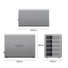 Hộp Đựng Ổ Cứng 3.5 inch 5 Khe Cắm SATA 3 USB-C Thunderbolt 3 ORICO