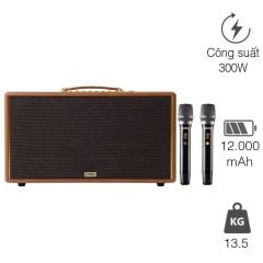  Loa Kadma KS68, Công suất 300W, PinTừ 3-5h, Bluetooth HDMI, USB 