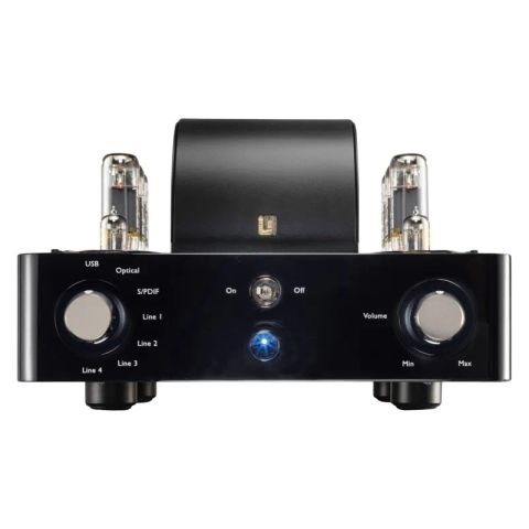 Amply Unison Research S6 Black Edition, 8 bóng Gold Lion, Công suất