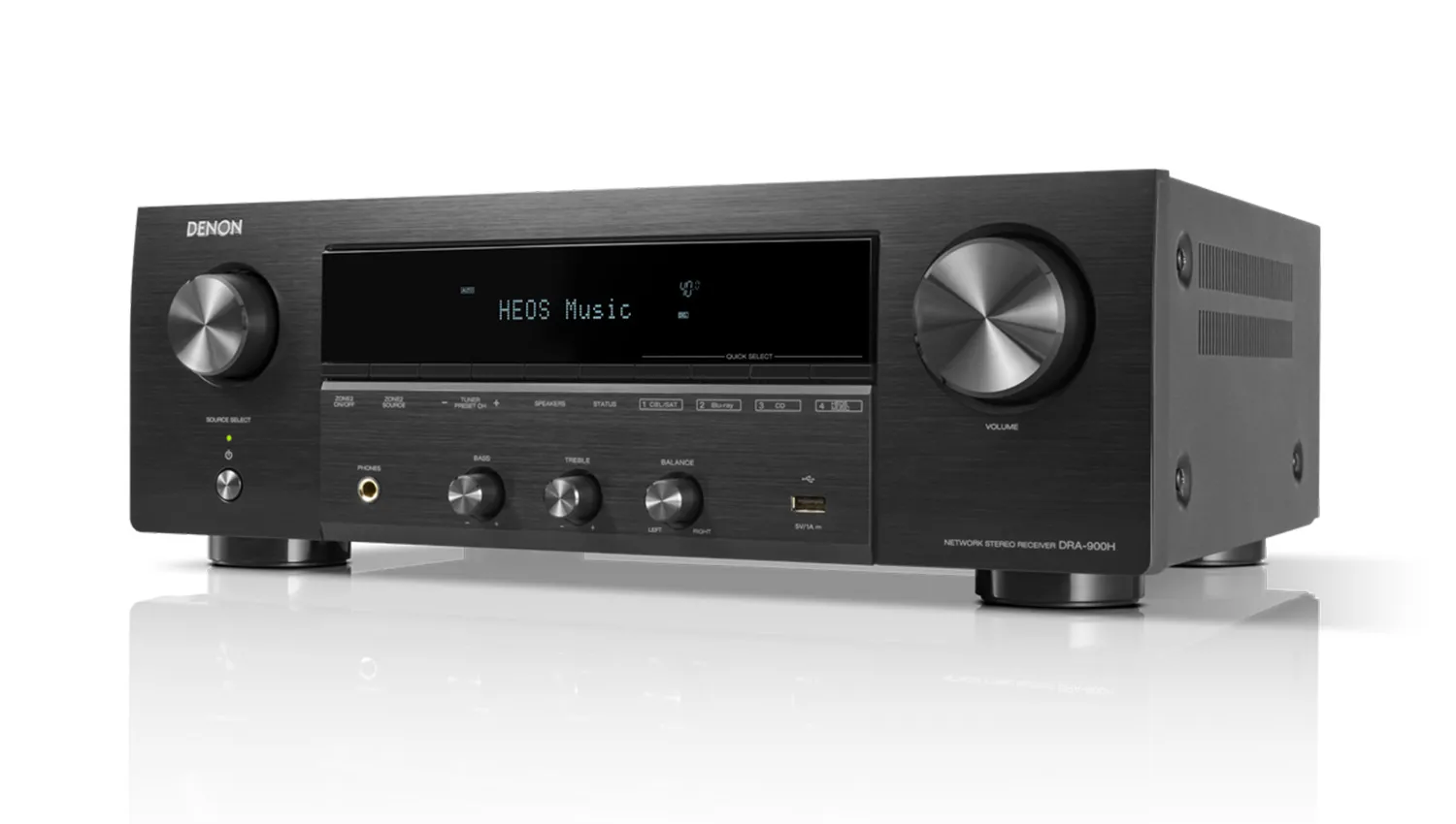 Ảnh minh họa Amply Denon DRA-900H (2 kênh, 100W/CH 8Ohm, Bluetooth, Wifi, Heos, Airplay 2, HDMI, Optical) 1