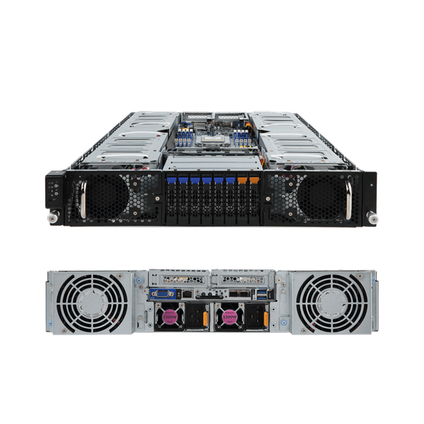 Ảnh minh họa GPU rack server Gigabyte G292-Z20 - HPC/AI Server - AMD EPYC™ 7002 - 2U UP 8 x PCIe Gen4 GPUs (Microchip solution) 1