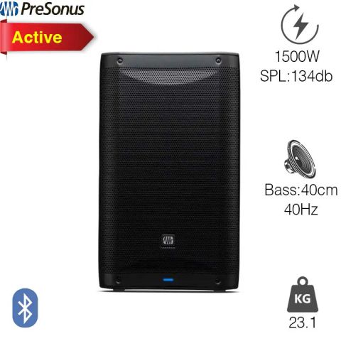 Loa PreSonus AIR XD15, Bass 40cm, Công suất 1500W, Bluetooth 5.0, XLR