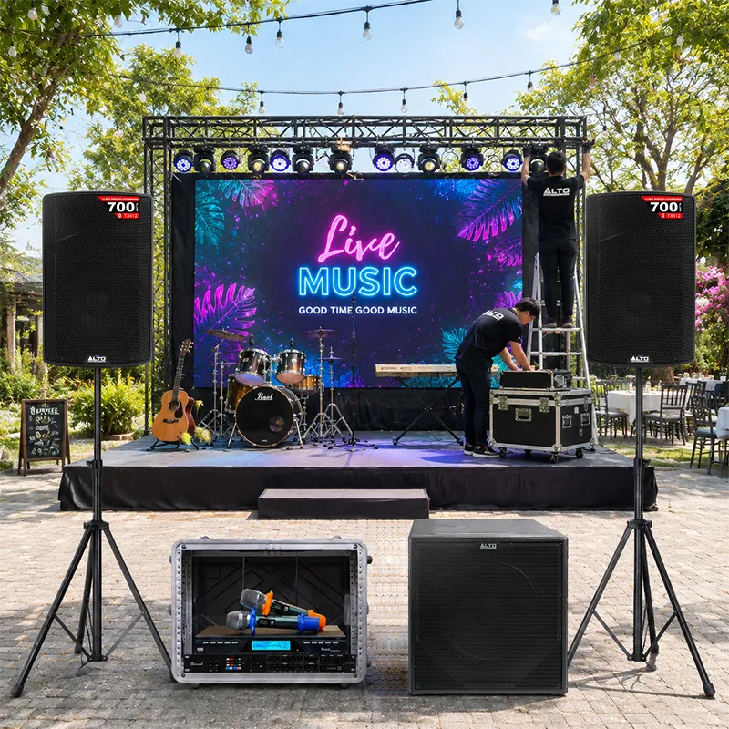 Ảnh minh họa Dàn karaoke - Sân khấu Mini Alto 14 (Alto TX412, Bksound DSP 9000 Plus, Alto TX12S, BCE U900 Plus X) 3