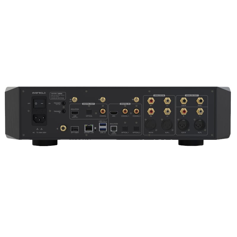 Ảnh minh họa Music server Eversolo DMP A10, Pre Amp, DAC ES9039PRO, Network streamer, Bluetooth, 4GDDR4 kết hợp 64GeMMC 3