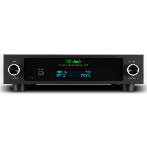 Pre Amply McIntosh CR106, 6 vùng, Coaxial, Optical, ứng dụng McIntosh