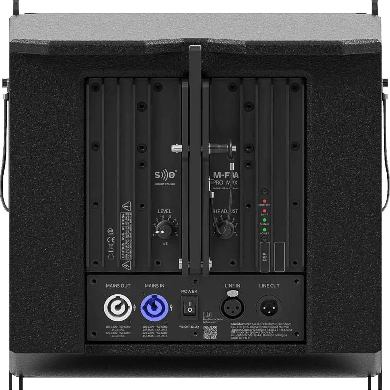 Ảnh minh họa Loa Line Array SE AudioTechnik M-F3A PRO MAX, Công suất 1000W Class-D, DSP, XLR 3