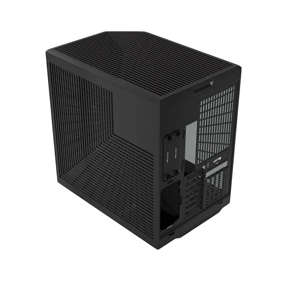 Ảnh minh họa Vỏ case chơi game ATX dạng Mid-Tower hai khoang HYTE Y70 Modern Aesthetic - Pitch Black 3