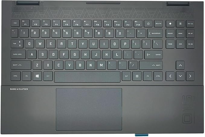 Thay Vỏ Laptop HP Omen 15-EK 15-EN 15-EN0013DX Series Laptop Top Cover Backlit Keyboard Assembly M00666-001 M00667-001 TPN-Q236 Q238 Black Replacement Upper Case Palmrest for Zin