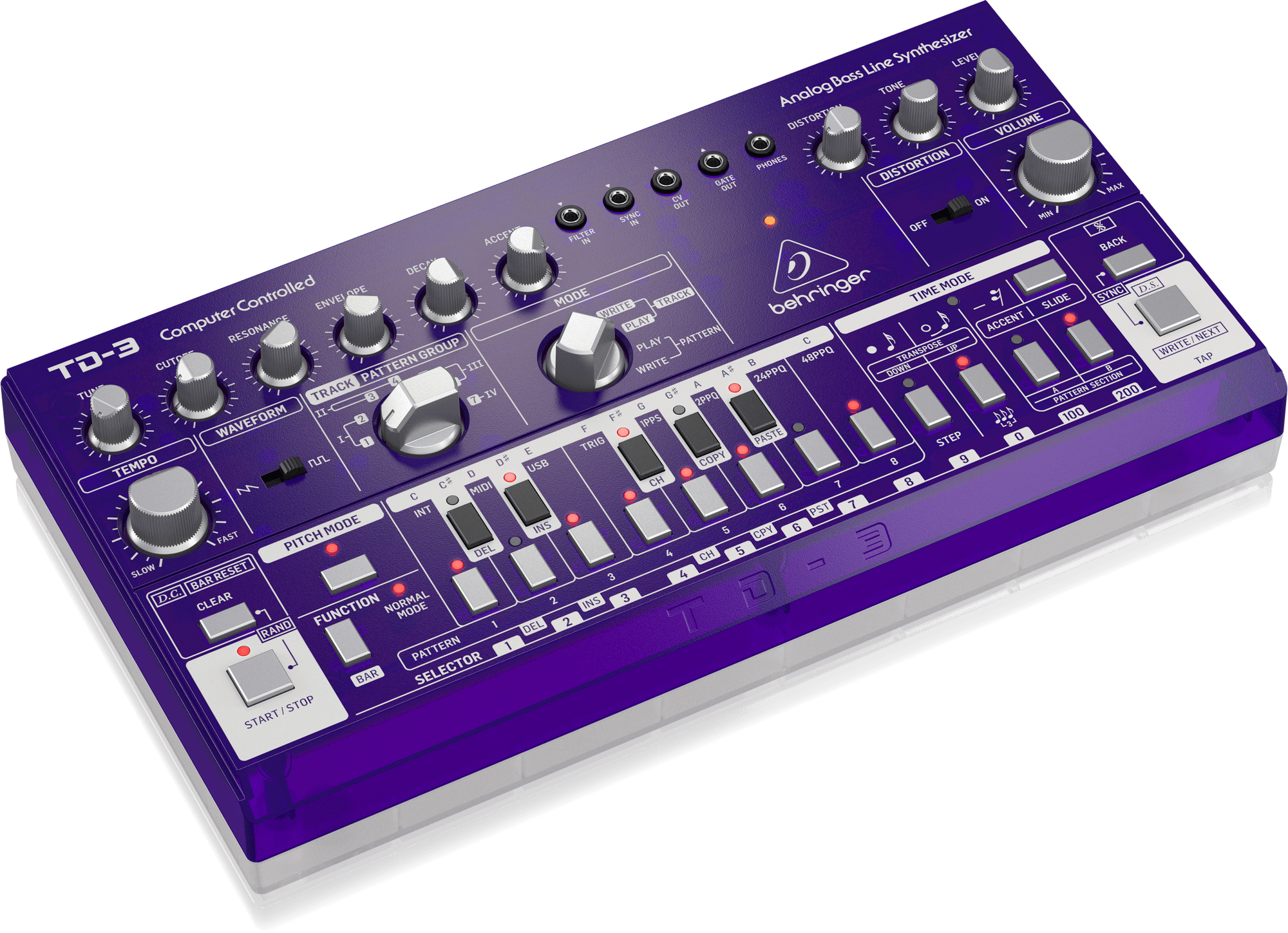 Ảnh minh họa Analog Synthesizer Behringer TD-3-GP, Catalog Behringer TD-3-GP, TD-3-gp, Catalog TD-3-GP 3