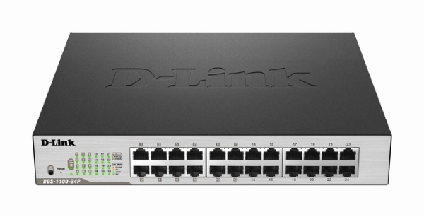 Thiết Bị Mạng Switch D-Link 24-Ports PoE Gigabit Smart Managed DGS-1100-24P
