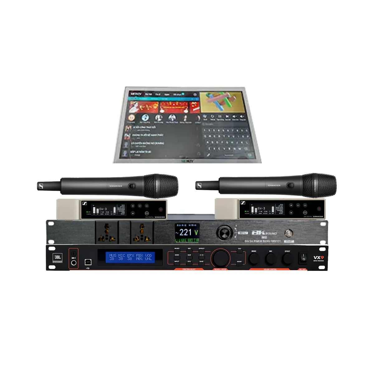 Ảnh minh họa Dàn karaoke siêu cấp villa - biểu diễn chuyên nghiệp 02 (dBTechnologies Ingenia IG1T, IG2T, JBL VX9...) 3