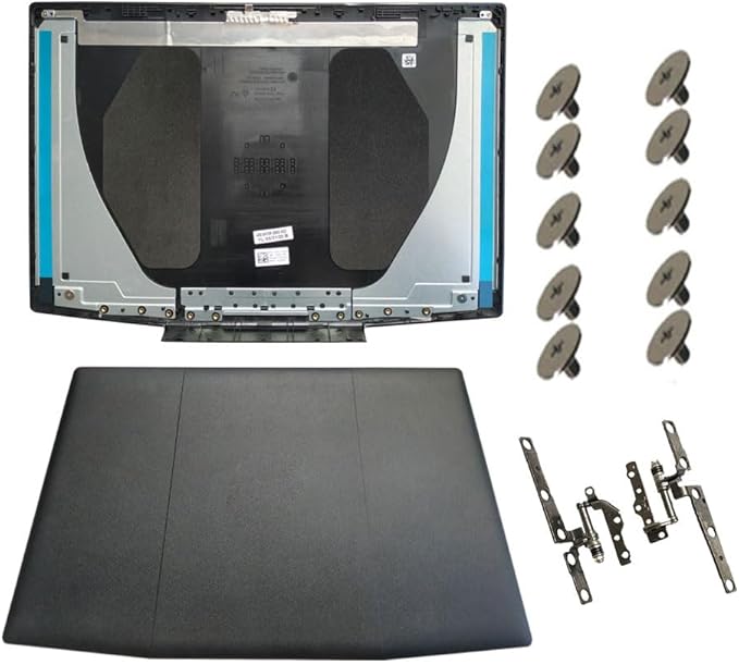 Thay Vỏ Laptop Dell G3 15 3590 0747KP 747KP 15-3590 (G3 3500) P89F Shell Black with Blue Logo and Hinges Laptop Replacement LCD Top Back Cover Case Compatible for Zin