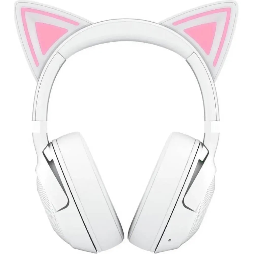 Ảnh minh họa Razer Kraken Kitty V2 BT Tai nghe chơi game không dây RGB với tai mèo - Phiên bản màu trắng 2