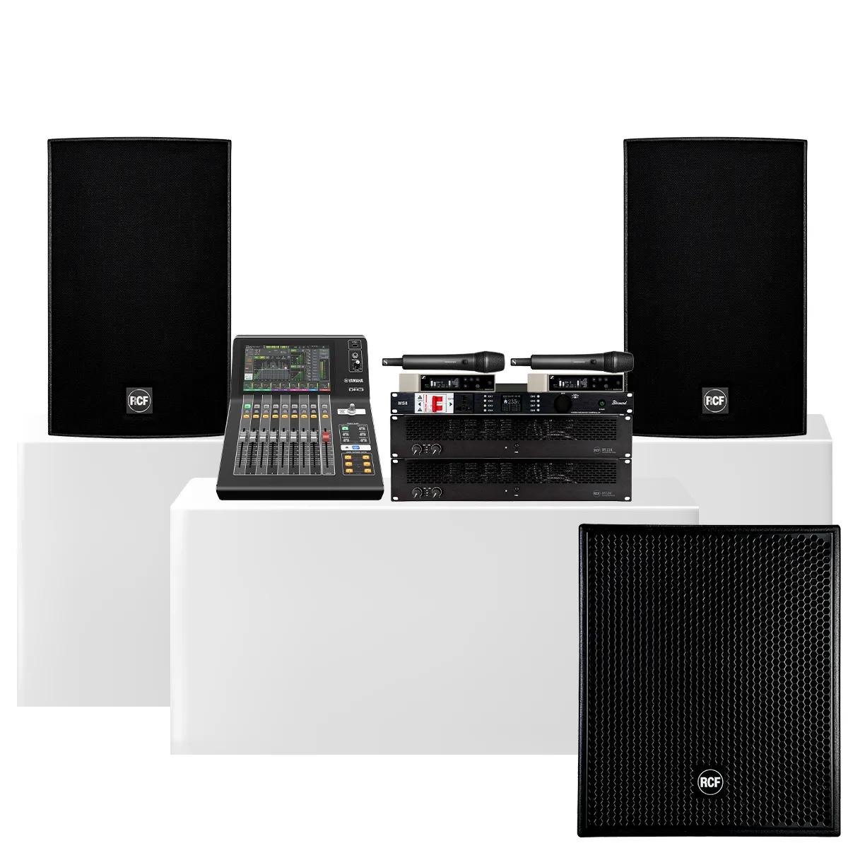 Ảnh minh họa Dàn karaoke cao cấp RCF Acustica 45 (RCF C 5215-66, IPS 5.0K, IPS 2.5K, RCF S8018II ,...) 1