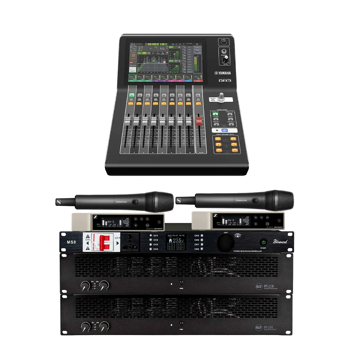 Ảnh minh họa Dàn karaoke cao cấp RCF Acustica 45 (RCF C 5215-66, IPS 5.0K, IPS 2.5K, RCF S8018II ,...) 3
