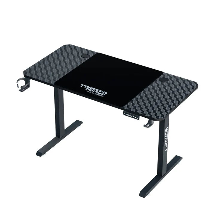 Twisted Minds Paradox 120 Bàn gaming điều chỉnh độ cao 120x60cm kèm khay đựng cốc, móc tai nghe và tấm lót chuột