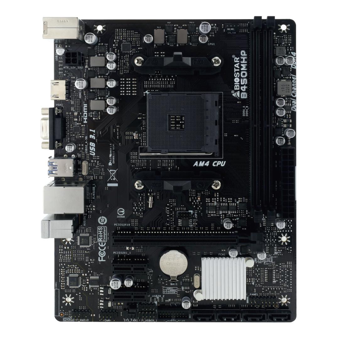 Bo mạch chủ BIOSTAR B850MT-E PRO (AMD B850, Socket AM5, Wifi 7, 4xDDR5, mATX). [BH36T]