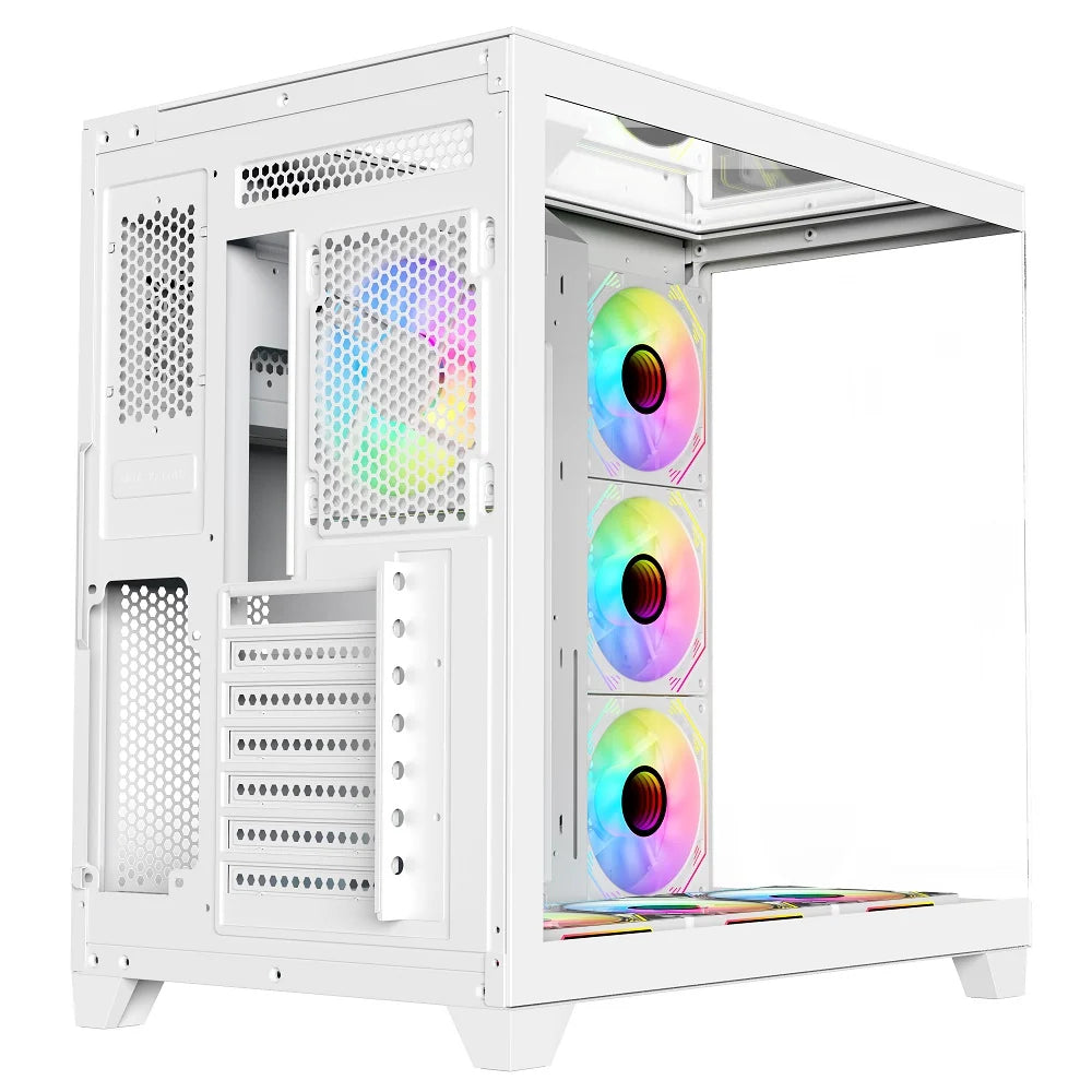 Ảnh minh họa Máy tính chơi game tùy chỉnh Intel Core i5-14400F, RTX 5060 8GB, 16GB DDR4 ,1TB NVMe, Windows 11 Pro - White 3