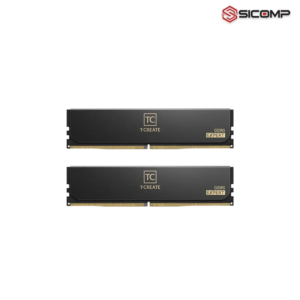 RAM TEAMGROUP T-CREATE EXPERT DDR5 BLACK 128GB 6000MHZ (2x64GB) CTCED5128G6000HC40FDC01