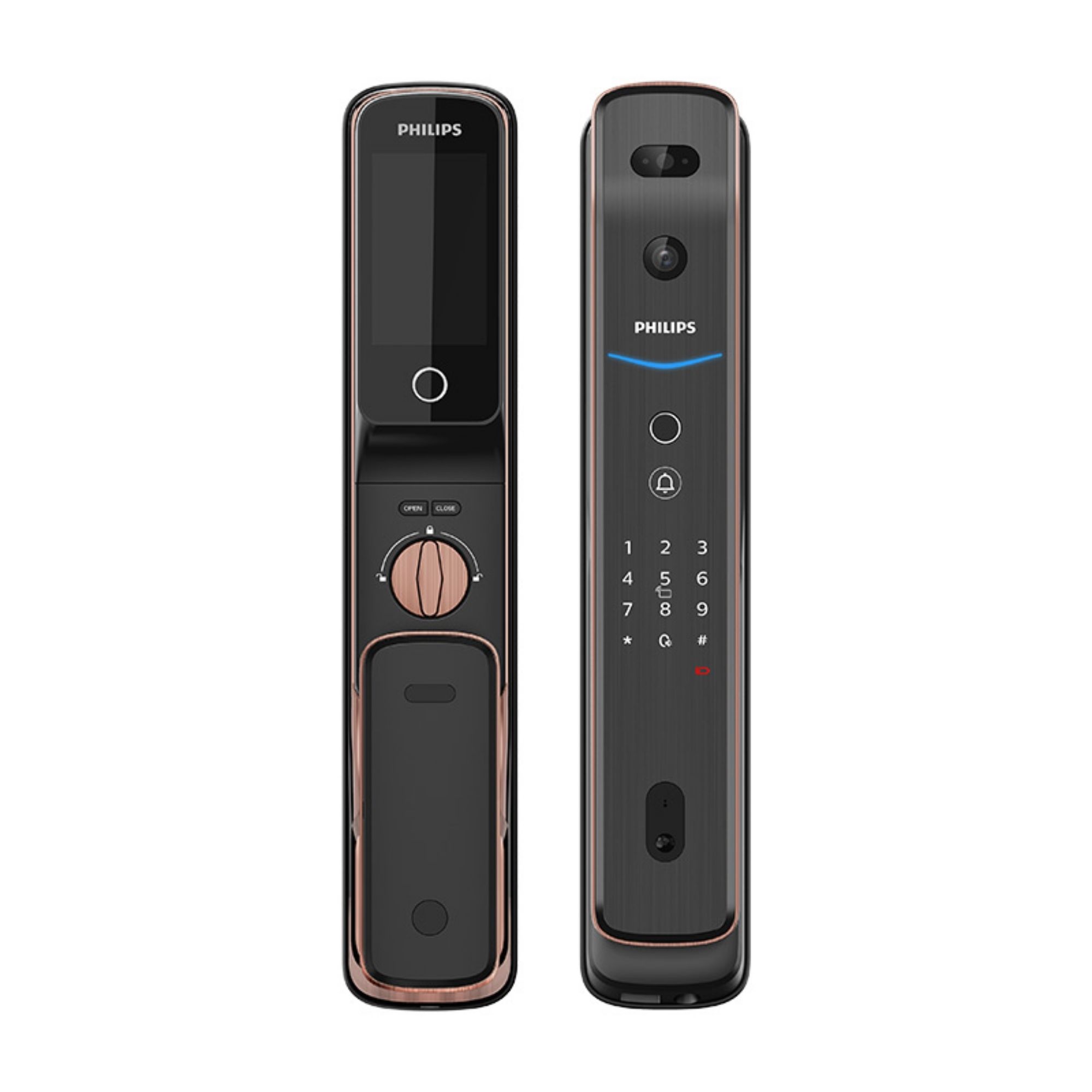Ảnh minh họa Khóa cửa nhận diện khuôn mặt Philips DDL709 Face ID – Tích hợp chuông hình 3