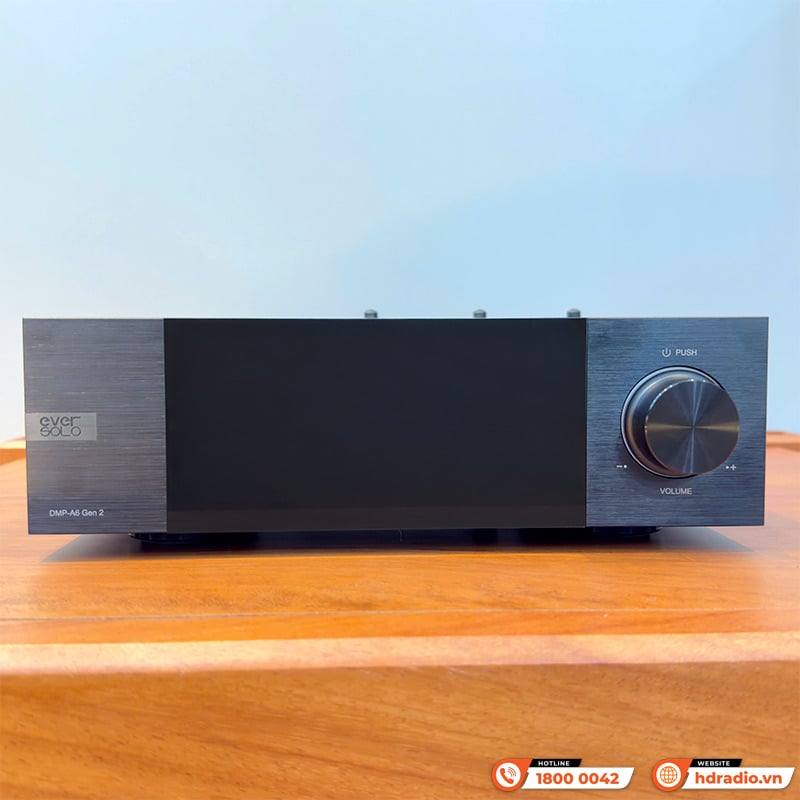 Ảnh minh họa Music server Eversolo DMP A6 Gen 2, Pre Amp, DAC ES9038Q2M, Network Streamer, Bluetooth, 4GB DDR4 kết hợp 32GB eMMC 1