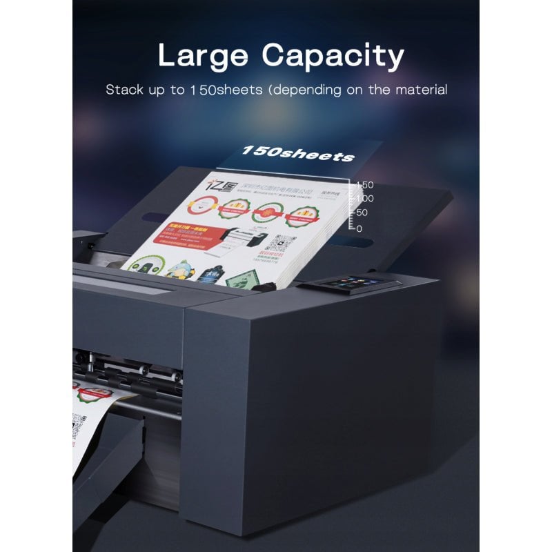 Ảnh minh họa Print Care A3 Máy cắt biên dạng và tạo nếp CCD tự động – Bế kỹ thuật số hai đầu, nạp giấy tự động 3