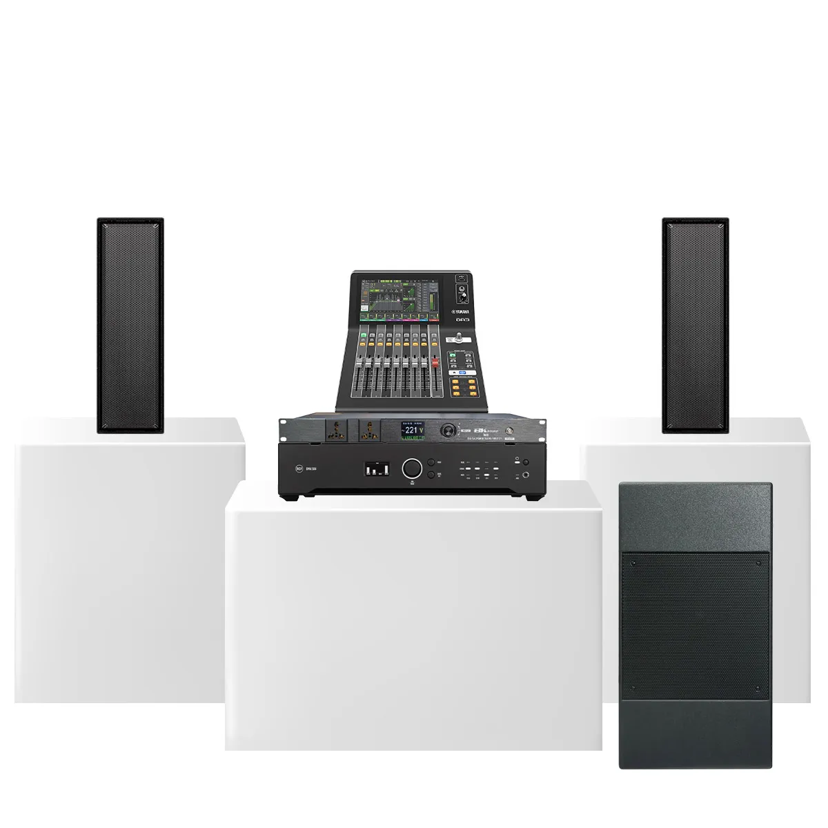 Ảnh minh họa Dàn karaoke treo tường dBTechnologies biệt thự, nhà vườn cao cấp 02 (IS25T WP Black, IS12S WP,...) 2