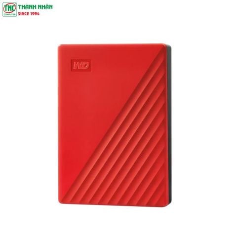 Ổ cứng di động HDD 6TB Western Digital My Passport màu Đỏ