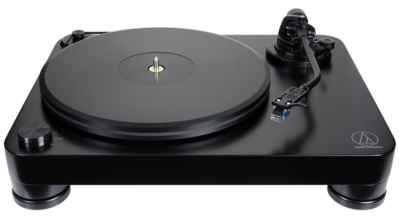 Ảnh minh họa Đầu đĩa than Audio Technica AT LP7, Hộp mực MM VM520EB, RCA (33 1/3, 45 RPM) 3