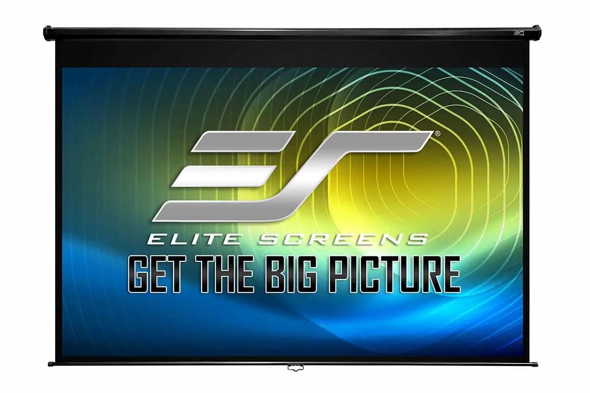 Ảnh minh họa Màn chiếu Elite Screens Manual 120 inch M120XWH2 – Màn chiếu treo tường kéo tay 3
