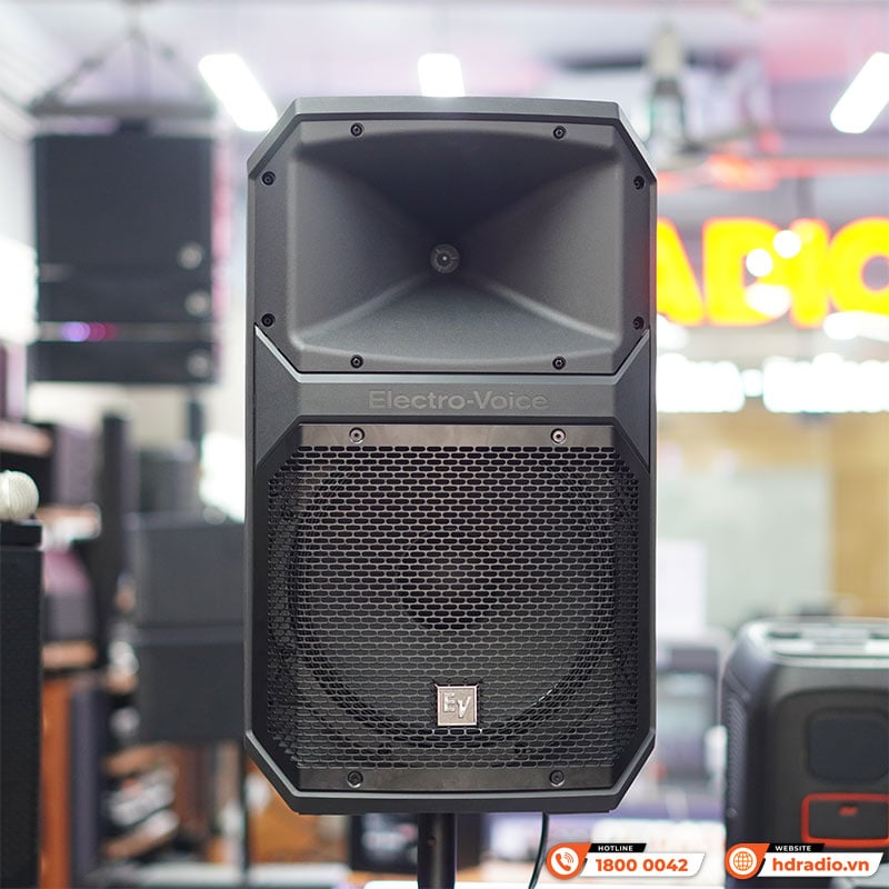Ảnh minh họa Loa Electro voice Eviva 12P, Bass 30cm, Công suất 1000W, Max SPL 125db, Bluetooth, XLR/TRS 2