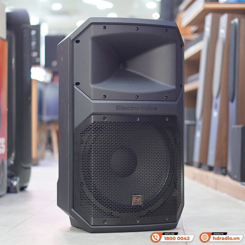 Ảnh minh họa Loa Electro voice Eviva 15P, Bass 38cm, Công suất 1000W, Max SPL 126db, Bluetooth, XLR/TRS 2