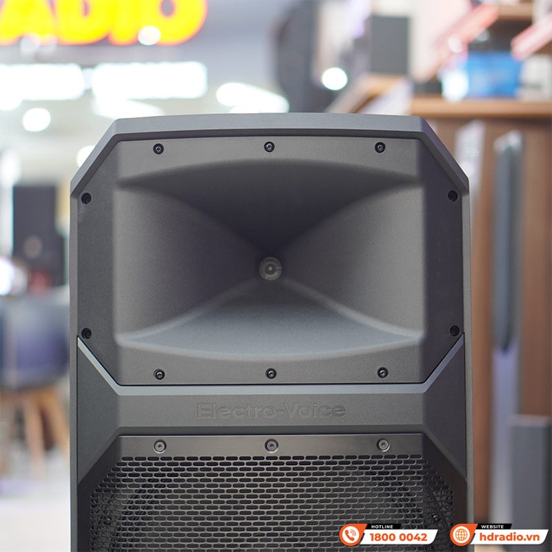 Ảnh minh họa Loa Electro voice Eviva 15P, Bass 38cm, Công suất 1000W, Max SPL 126db, Bluetooth, XLR/TRS 3