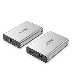  Vention HDMI Network Cable Extender 160M Gray Aluminum Alloy Type EU 