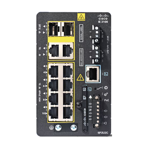 IE-3100-6P2U2C Catalyst IE3100 Rugged Series, 6 GE PoE/PoE+, 2 GE
